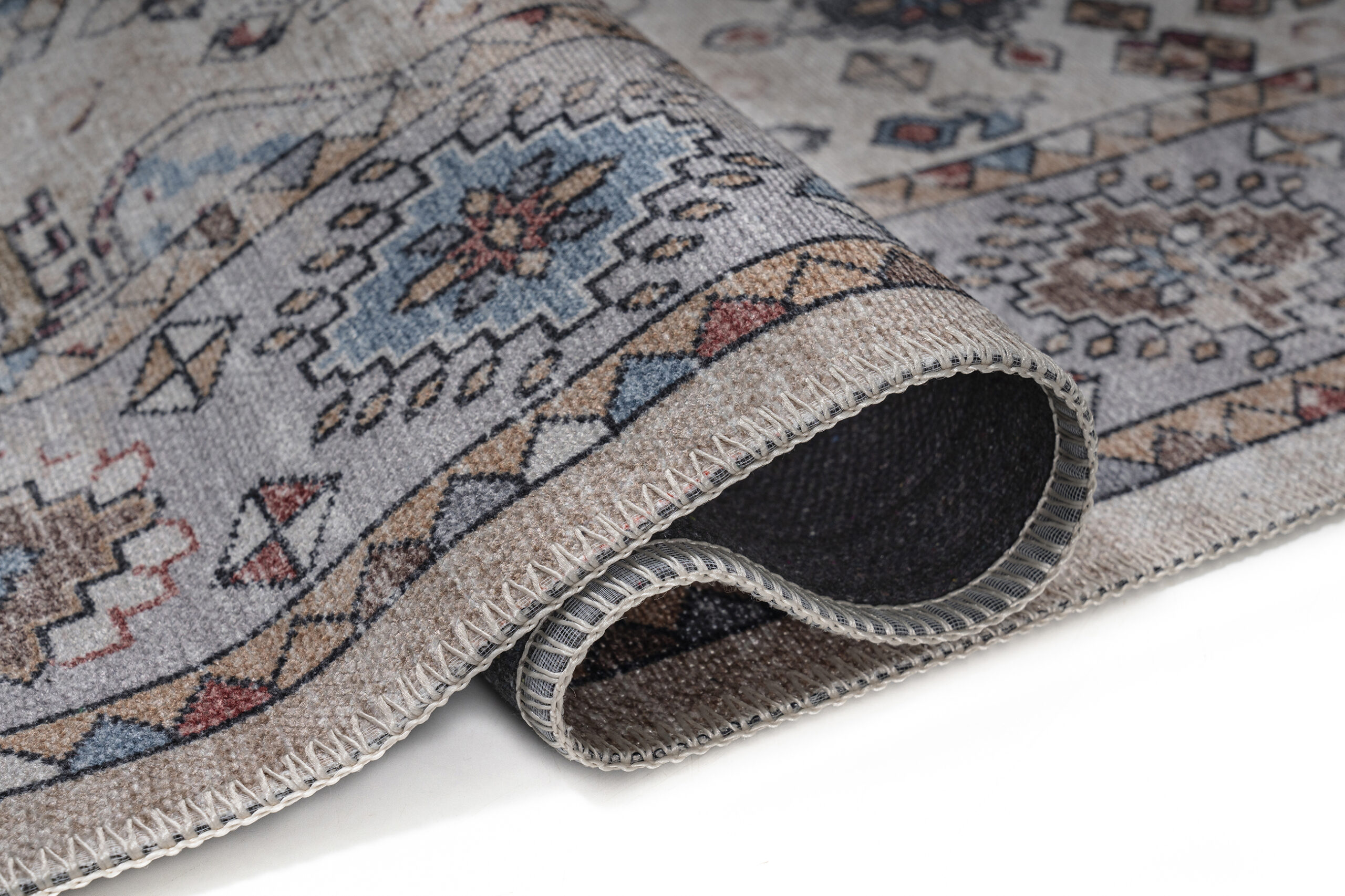 Tappeto Dubai Multicolore Vintage Antiscivolo