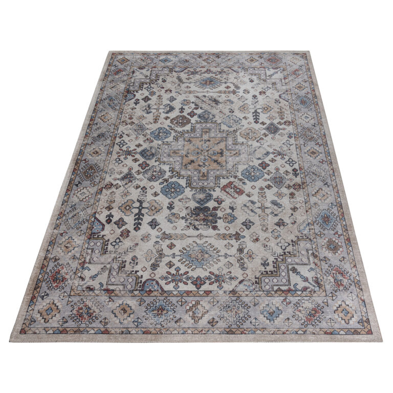 Tappeto Dubai Multicolore Vintage Antiscivolo