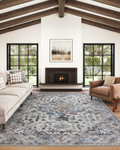 Tappeto Dubai Multicolore Vintage Antiscivolo