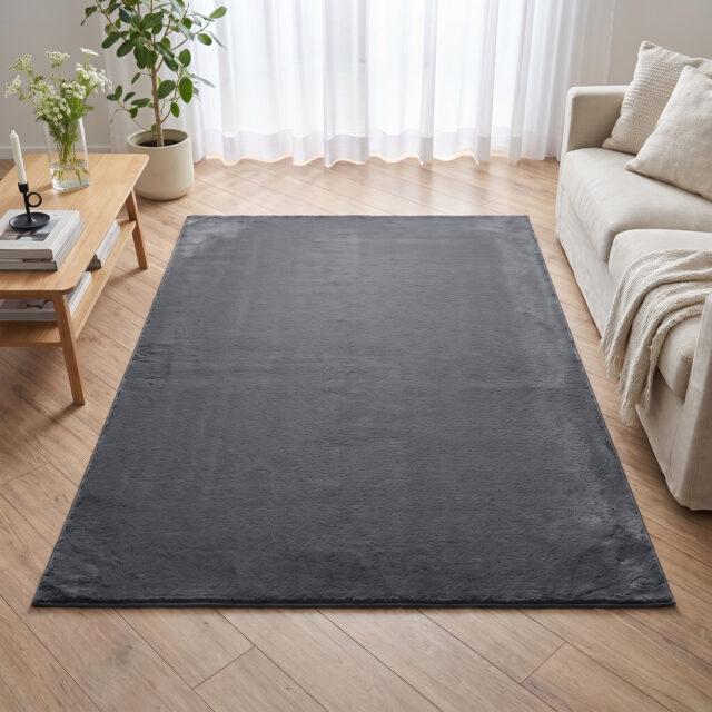 Tappeto Lumi Grigio Scuro Antiscivolo