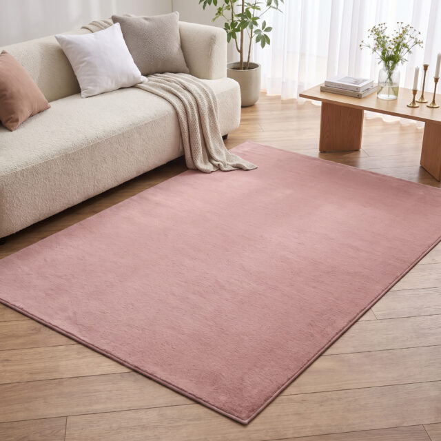 Tappeto Lumi Rosa Antiscivolo