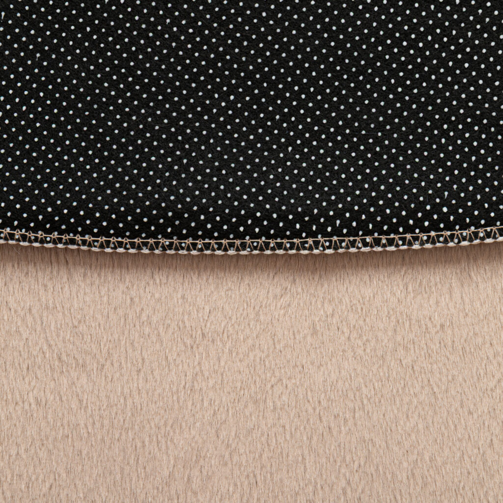 Tappeto Lumi Rotondo Beige Antiscivolo