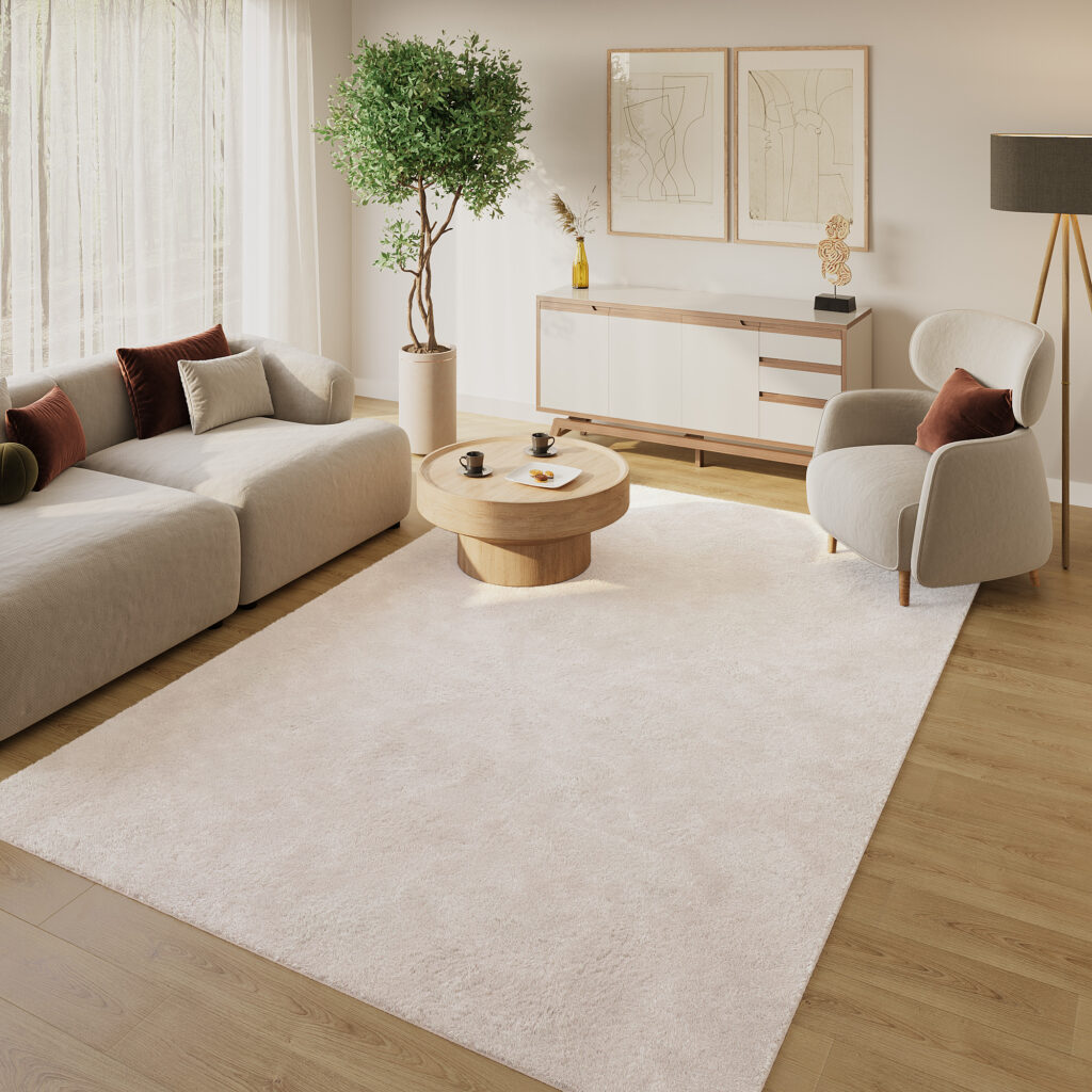 Tappeto Lumi Crema Antiscivolo