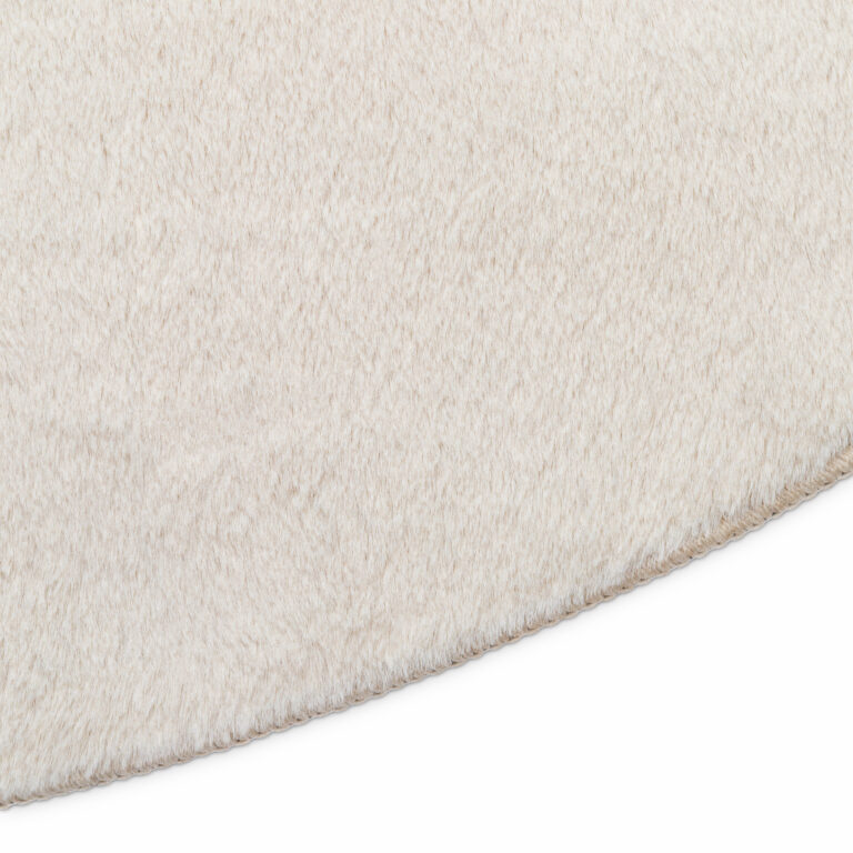 Tappeto Lumi Rotondo Crema Antiscivolo