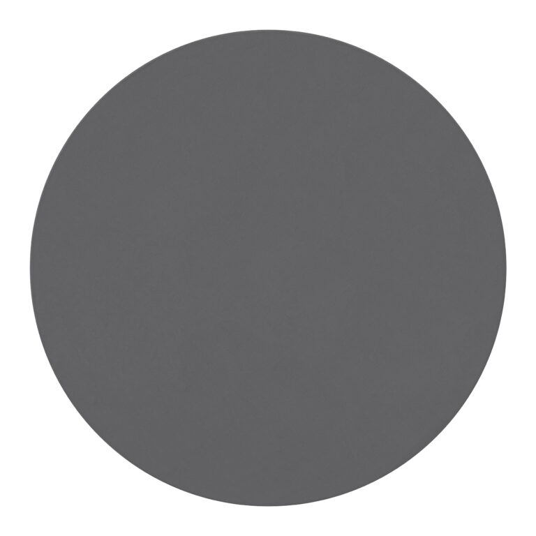 Tappeto Lumi Rotondo Grigio Scuro Antiscivolo
