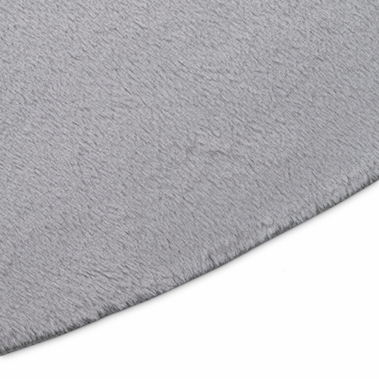 Tappeto Lumi Rotondo Grigio Chiaro Antiscivolo
