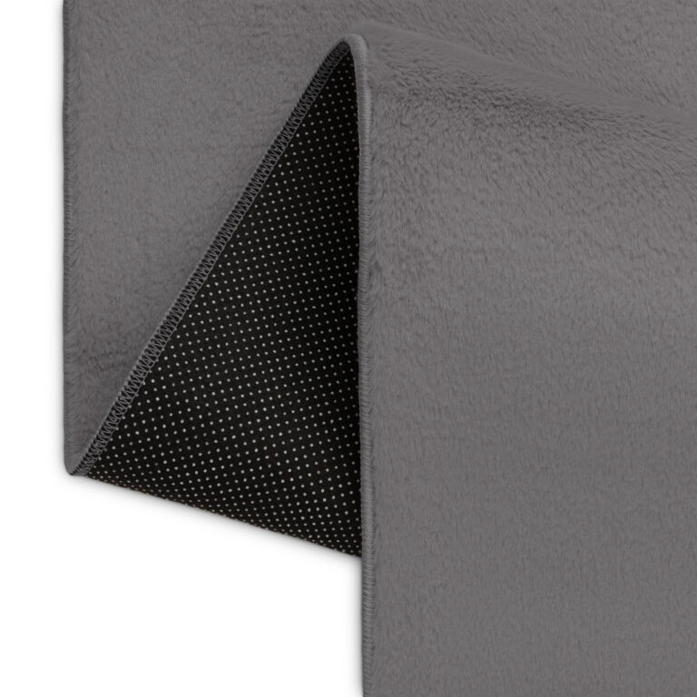 Tappeto Lumi Quadrato Grigio Scuro Antiscivolo