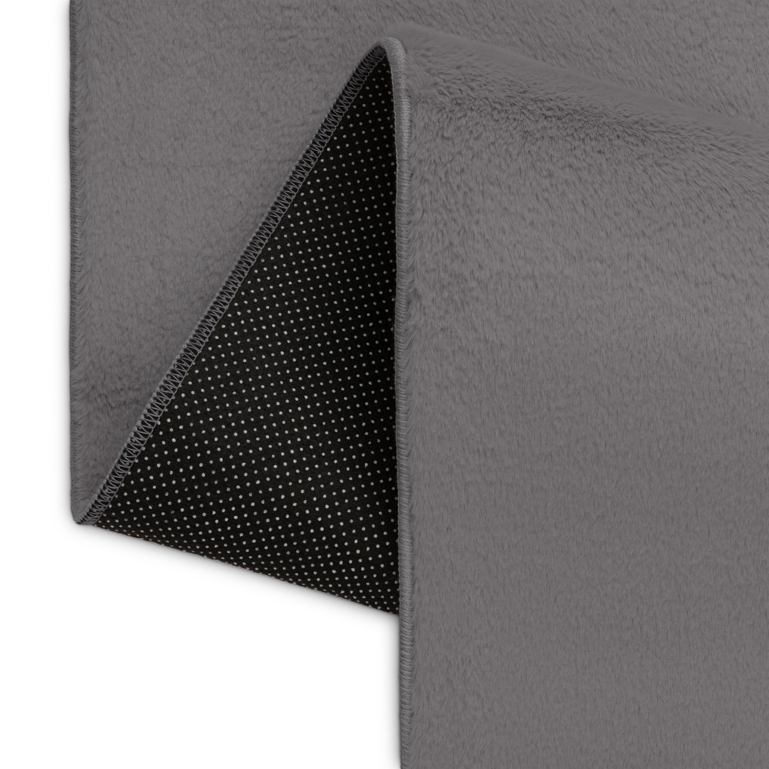 Tappeto Lumi Quadrato Grigio Scuro Antiscivolo