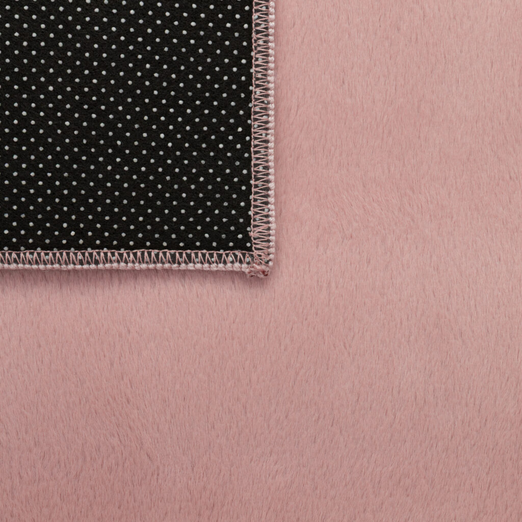 Tappeto Lumi Quadrato Rosa Antiscivolo