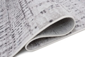 Tappeto Sky Grigio Blu Etnico Strisce