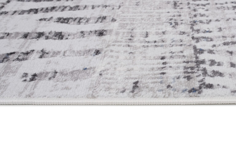 Tappeto Sky Grigio Blu Etnico Strisce