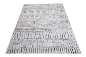 Tappeto Sky Grigio Blu Etnico Strisce