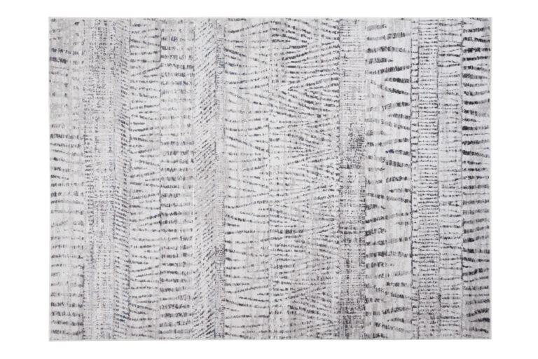 Tappeto Sky Grigio Blu Etnico Strisce