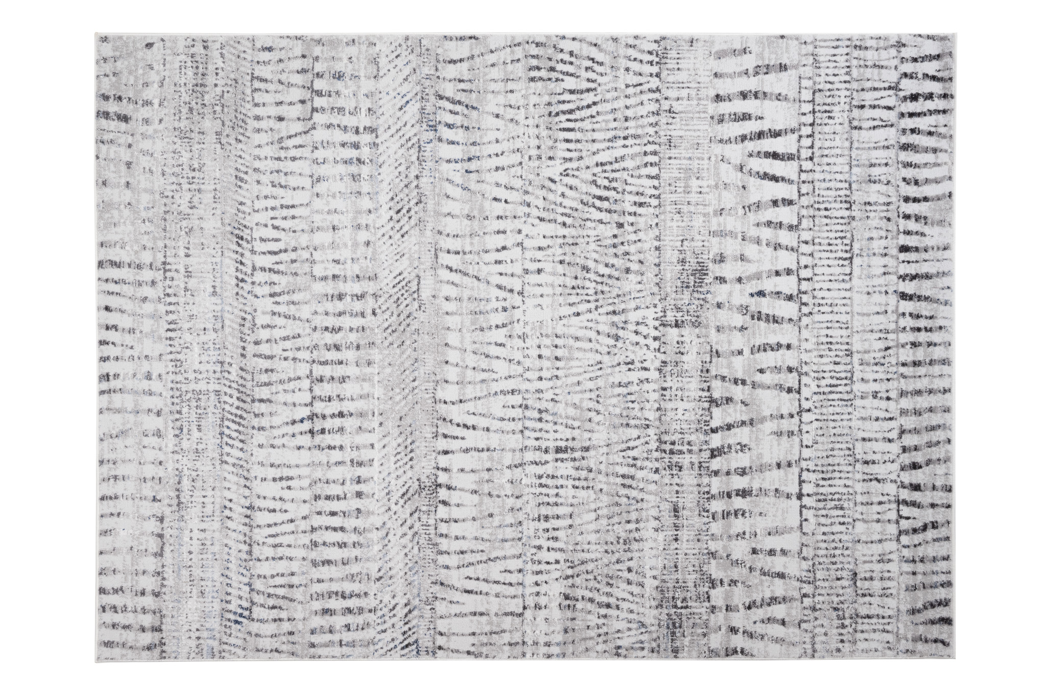 Tappeto Sky Grigio Blu Etnico Strisce