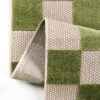 Tappeto Esterno Checker Crema Verde