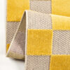 Tappeto Esterno Checker Crema Giallo