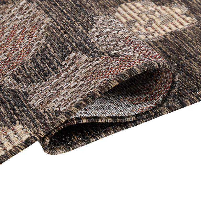 Tappeto Esterno Melissa Marrone Fiori