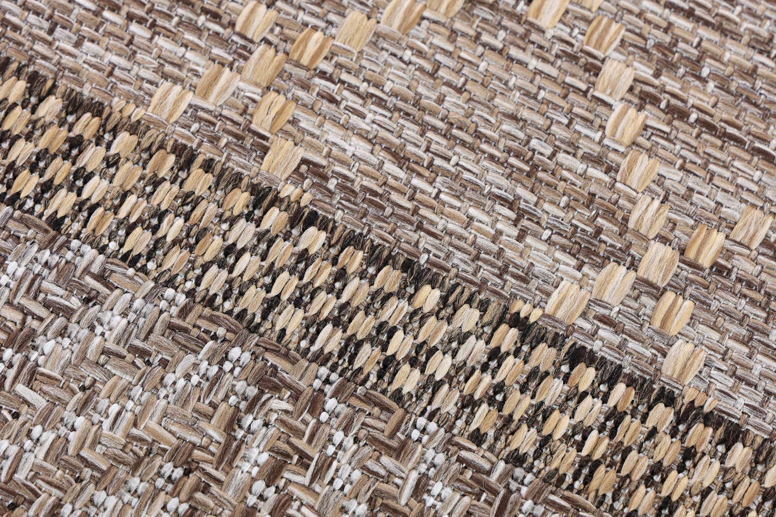 Tappeto Esterno Melissa Marrone Geometrico