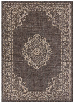 Tappeto Esterno Melissa Marrone Scuro Vintage