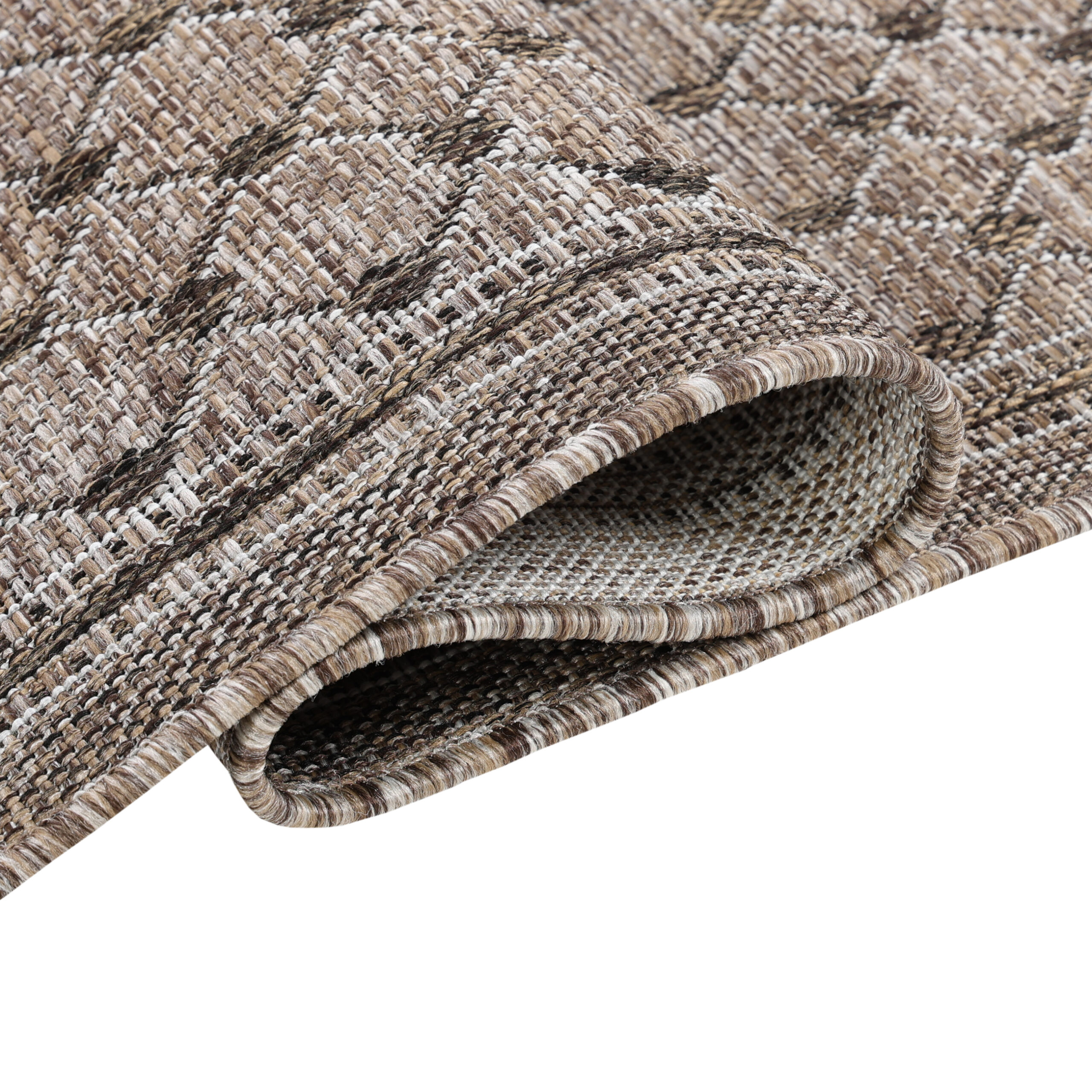 Tappeto Esterno Melissa Marrone Rombi