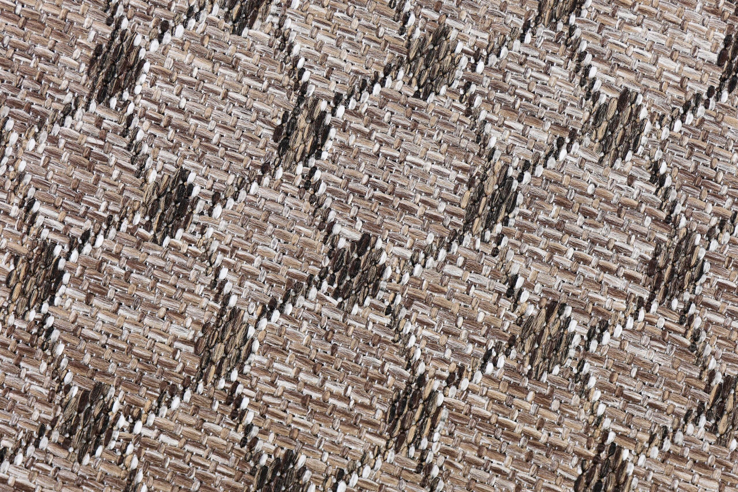 Tappeto Esterno Melissa Marrone Rombi