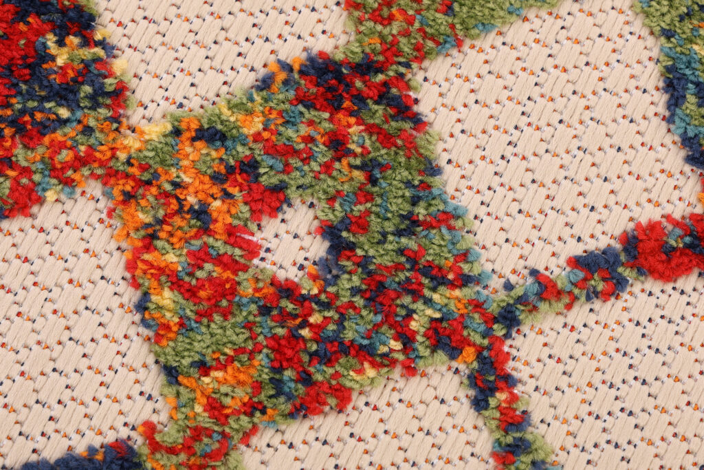 Tappeto Esterno Patio Multicolore Geometrico