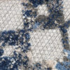 Tappeto Esterno Patio Grigio Geometrico