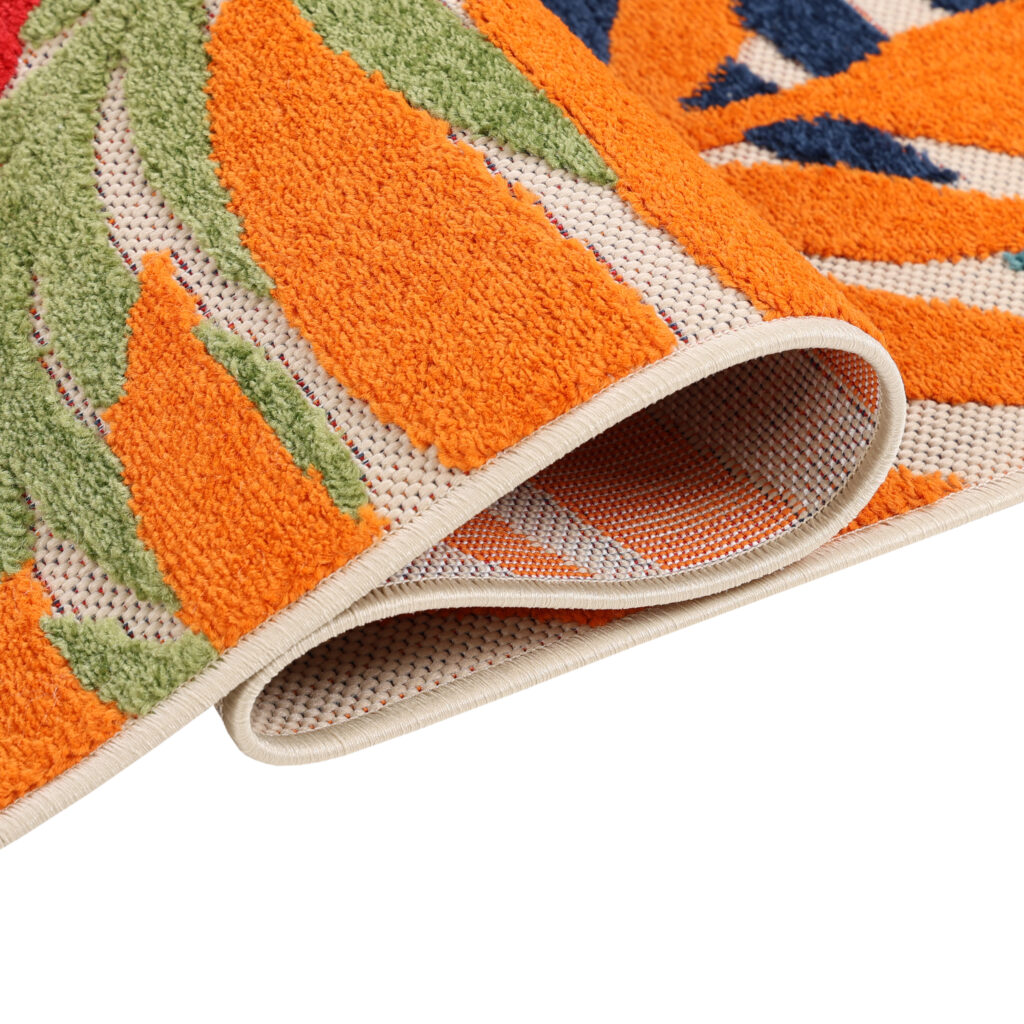 Tappeto Esterno Patio Multicolore Tropici