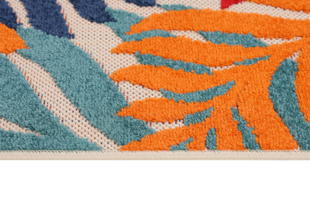 Tappeto Esterno Patio Multicolore Tropici