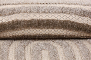Tappeto Esterno Patio Beige Crema Linee
