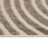 Tappeto Esterno Patio Beige Crema Linee