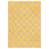 Tappeto Esterno Checker Crema Giallo