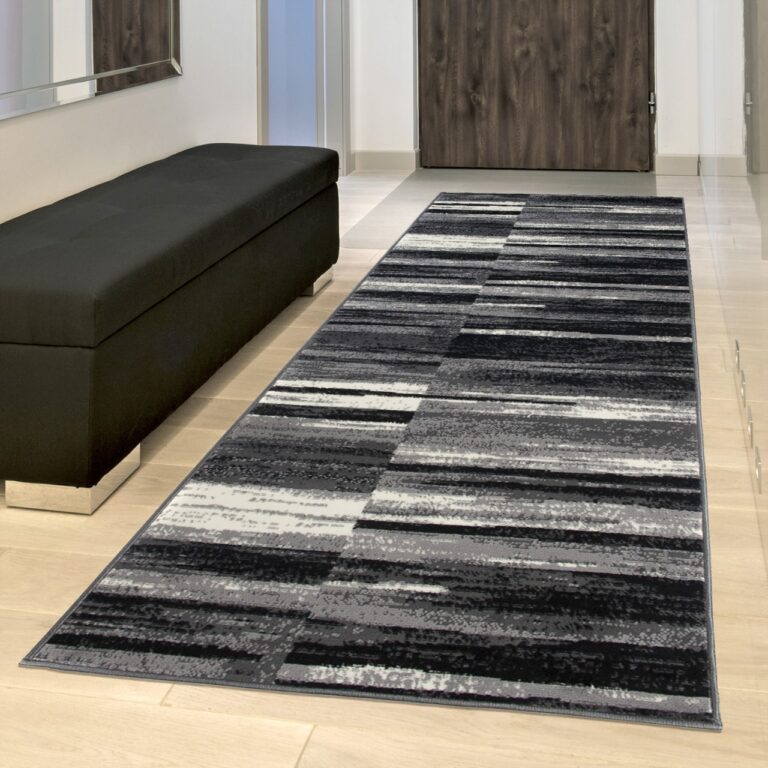 Passatoia Dream Astratto Grigio Nero Linee