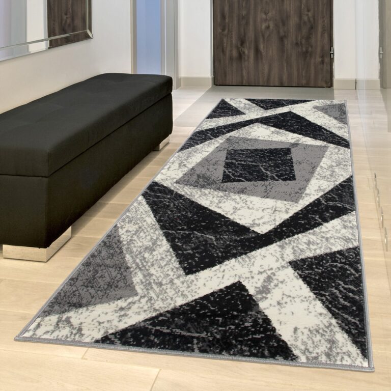 Passatoia Dream Geometrico Grigio Quadrati