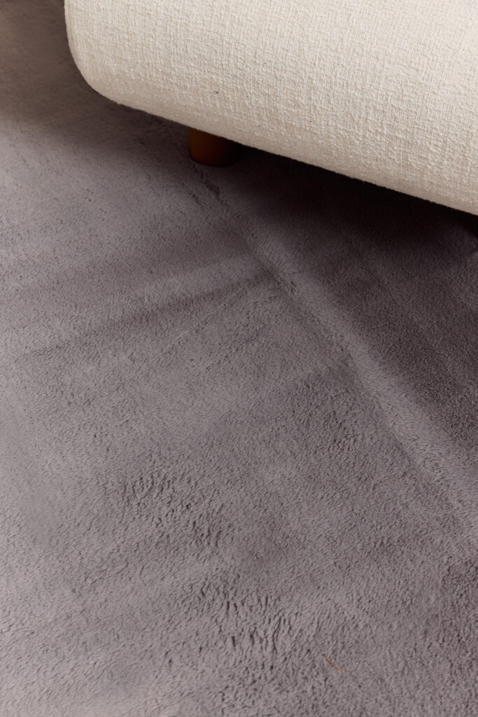 Tappeto Lumi Quadrato Grigio Scuro Antiscivolo