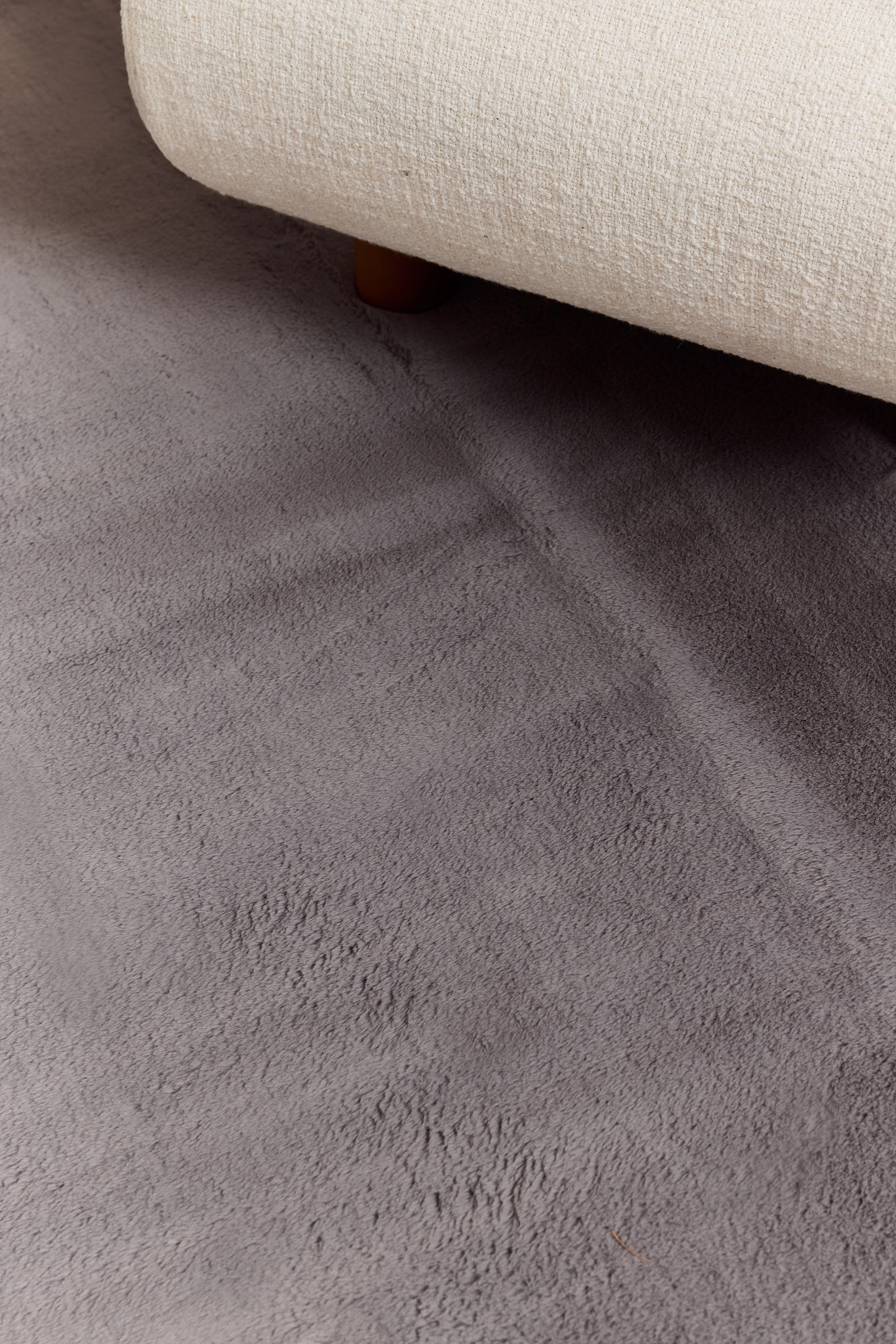 Tappeto Lumi Quadrato Grigio Scuro Antiscivolo