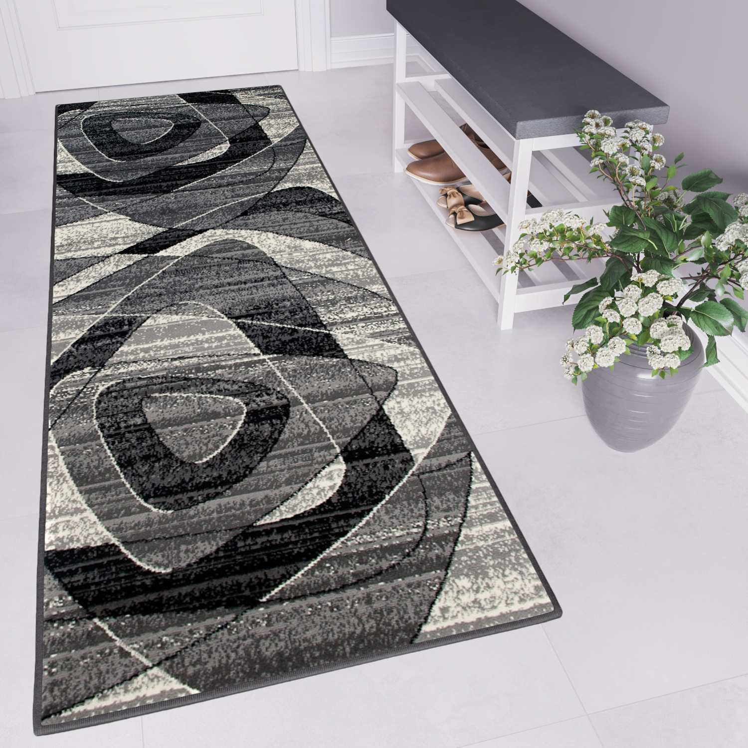 Passatoia Dream Geometrico Grigio Triangoli