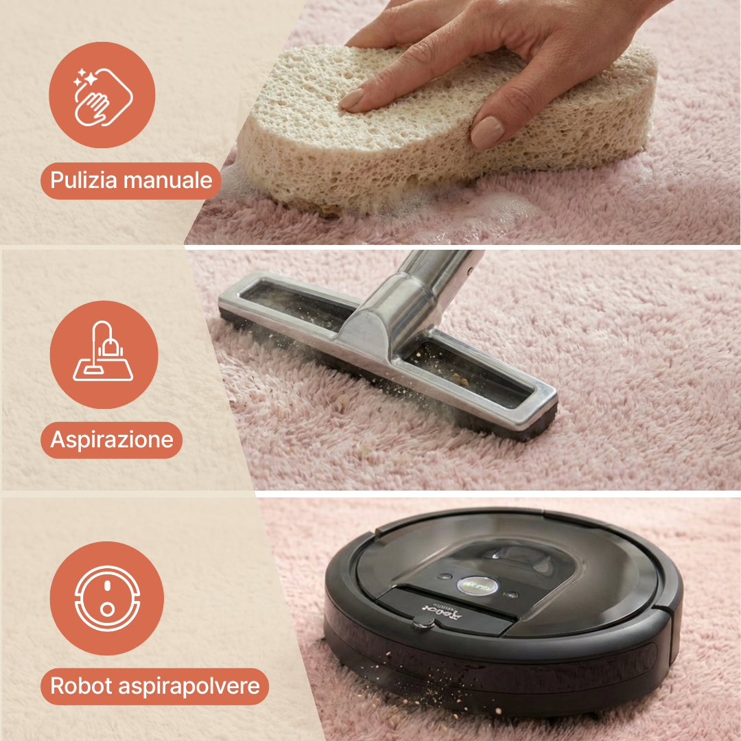 Tappeto Lumi Quadrato Grigio Chiaro Antiscivolo