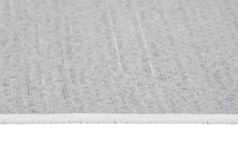 Tappeto Azteca Cotone Grigio con Frange