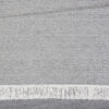 Tappeto Azteca Cotone Grigio con Frange