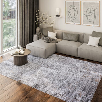 Tappeto Como Grigio Beige Industriale