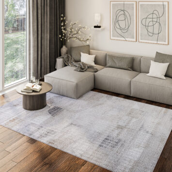 Tappeto Como Grigio Beige Geometrico