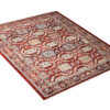 Tappeto Rivoli Rosso Geometrico Tradizionale con Frange
