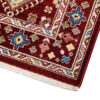 Tappeto Rivoli Rosso Geometrico Ornamenti con Frange