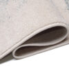 Tappeto Rivoli Crema Blu Astratto con Frange