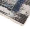 Tappeto Rivoli Grigio Blu Astratto con Frange