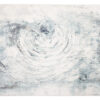 Tappeto Rivoli Moderno Crema Blu con Frange