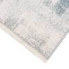 Tappeto Rivoli Crema Blu Astratto Sfumature con Frange