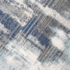 Tappeto Rivoli Crema Blu Astratto Sfumature con Frange