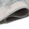 Tappeto Rivoli Crema Blu Astratto Sfumature con Frange